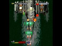 une photo d'Ã©cran de Strikers 1945 II sur Sega Saturn